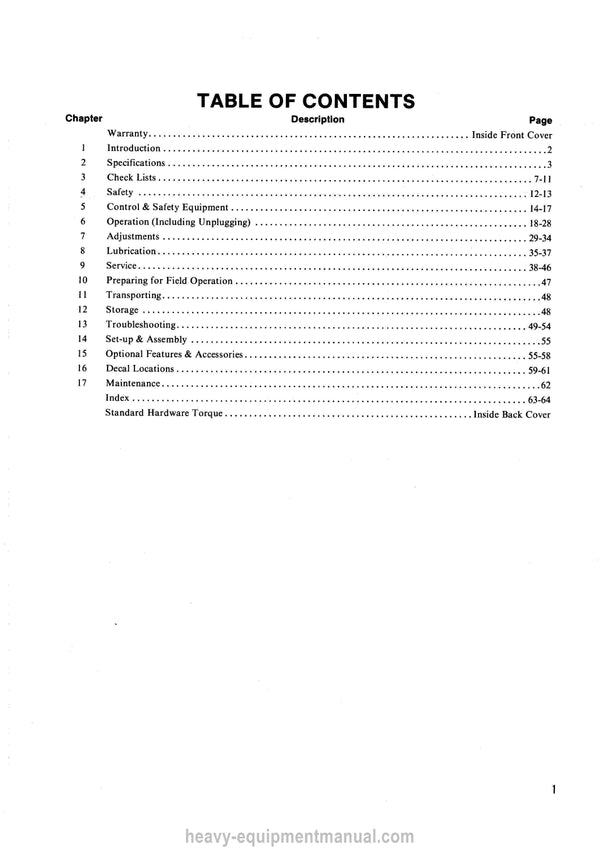 Gehl MX-ALL 100 Operator Manual 903441 - PDF Download