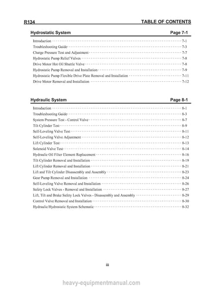 Gehl R134 Skid Steer Loader (50112514) Service Repair Manual PDF Download