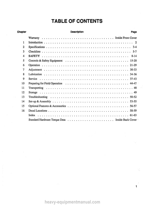 Gehl RB 1710 Round Baler (906016A) Operator Manual PDF SN 20401 and Up