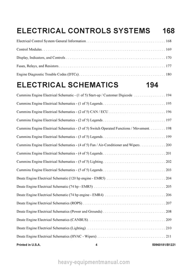 Gehl RS8-42 44 MARK 74, GEN3 M74, GEN4 Telescopic Handler (50960181) Service Manual SN 318201 & Up