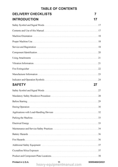 Gehl RT135 Compact Track Loader Operator Manual 50950466G PDF Download