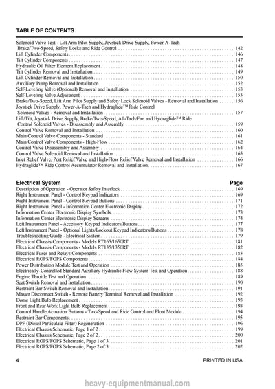 Gehl RT135 RT165 Compact Track Loader Service Manual 50950470-A PDF Download