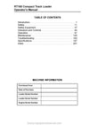 Gehl RT165 Compact Track Loader Operator Manual 50950264G PDF Download