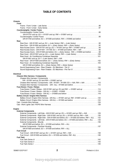 Gehl RT175 Gen2 Gen3 Compact Track Loader (50960112C) Parts Manual Download
