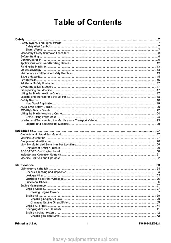 Gehl RT185 RT215 RT255 Compact Track Loader Service Manual 50940649-D PDF