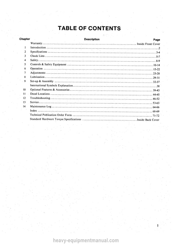 Gehl SL3510 SL3610 Skid-Steer Loader (903654A) Operator Manual PDF Download