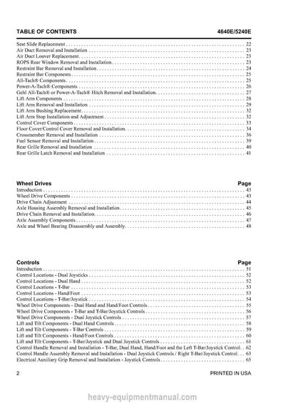 Gehl 1640E Mustang 2012 Skid Steer Loader Service Repair Manual 917400