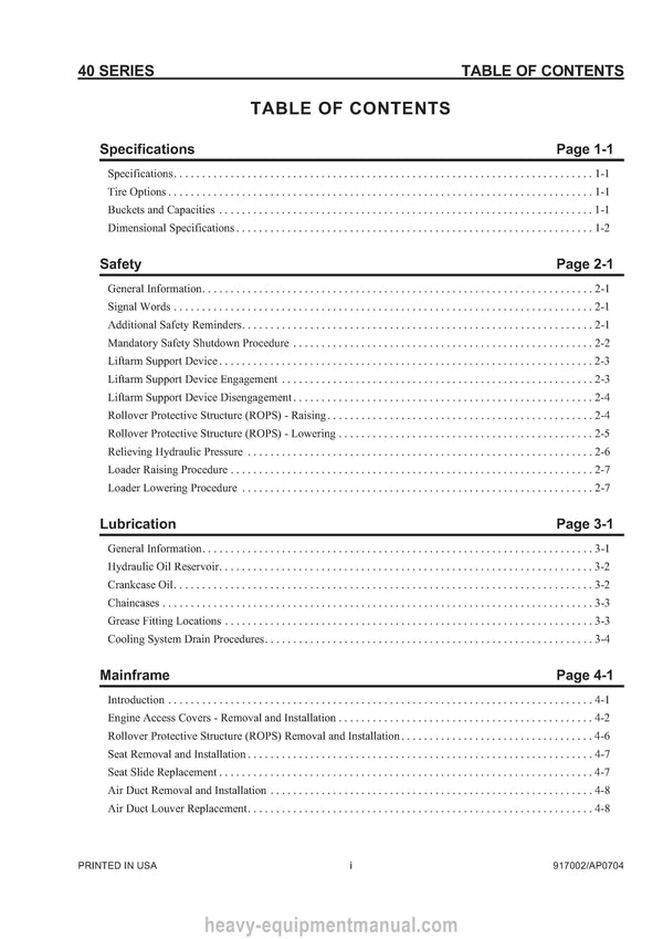 Gehl SL4640 SL4840E SL5640E SL6640E Skid Steer Loader Service Repair Manual 917002