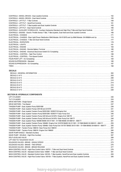 Gehl SL5640E SL5640E EU SL6640E SL6640E EU Parts Manual 917341 2014