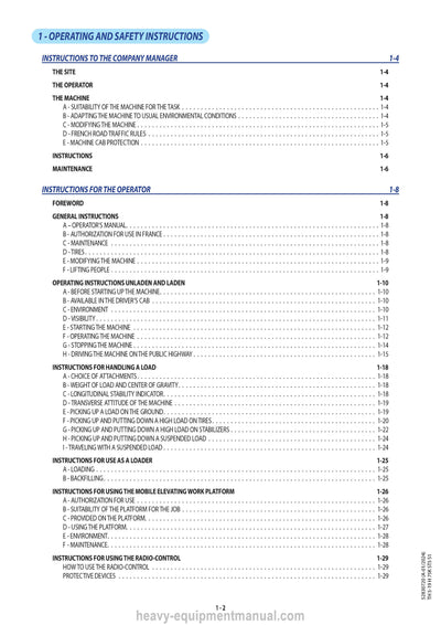 Gehl TH 5-19 H 75K ST5 S1 Operators Manual 52830720EN 2024