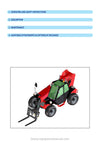 Gehl TX-408 Telehandler (53109862EN) Operator Manual PDF Download