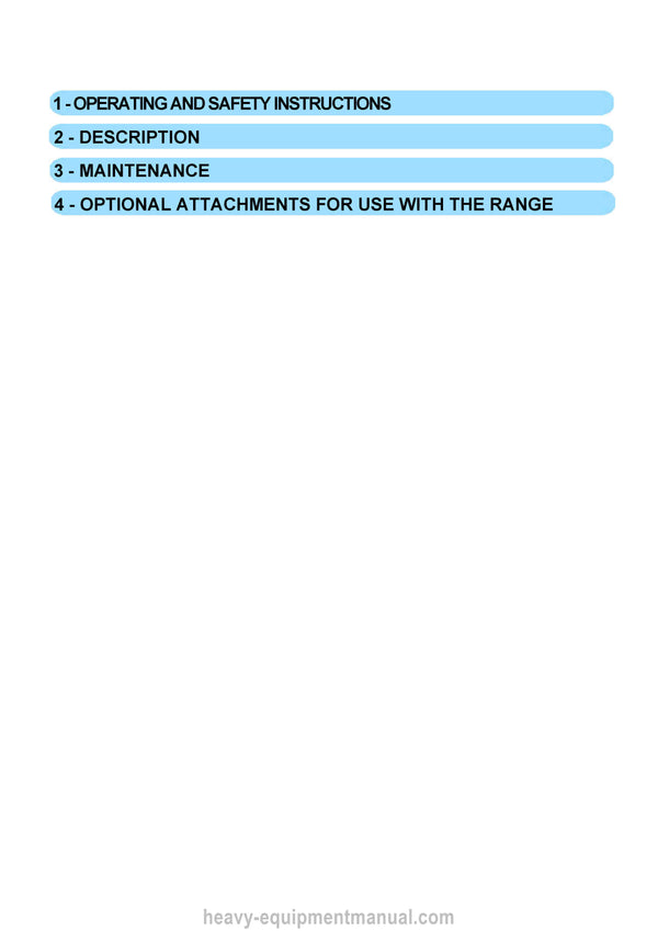 Gehl TX 4017 Operator Manual 53111323EN