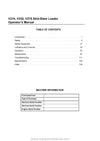 Gehl V210 V230 V275 Skid Steer Loader (50950579B) Operator Manual PDF