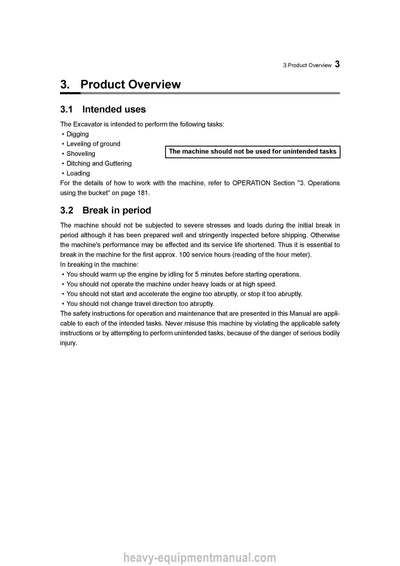 Gehl Z25 Compact Excavator Operator Manual 50940254C PDF Download