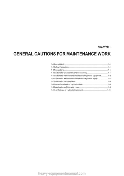 Gehl Z27 270Z Z35 350Z Compact Excavator Service Repair Manual 50940109-A