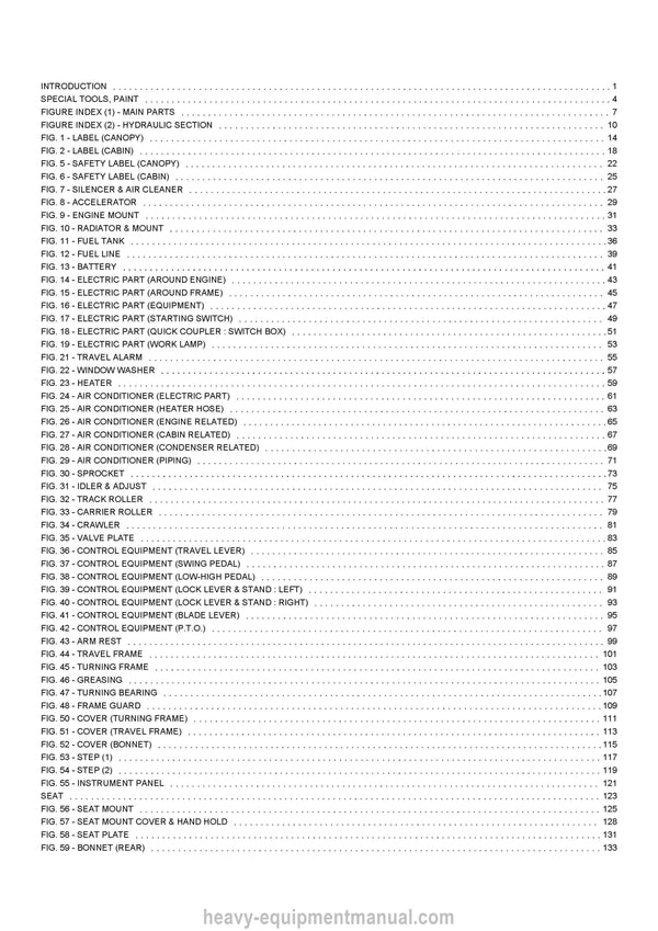 2023 Gehl Z45 Excavator (50940085) Parts Manual PDF SN 00700 and Before