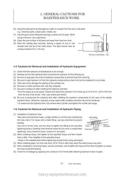 Gehl Z80 800Z Compact Excavator Service Repair Manual 50940113-A