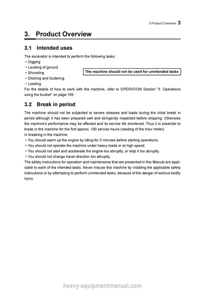 Gehl Z55 Compact Excavator Operator Manual 50940327B PDF Download