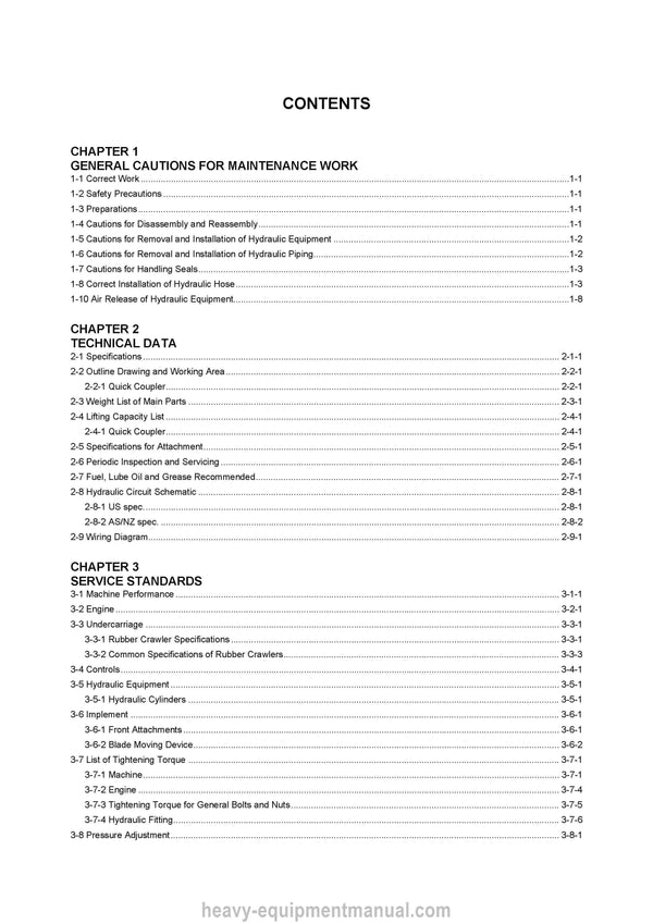 Gehl Z80 800Z Compact Excavator Service Repair Manual 50940321-A