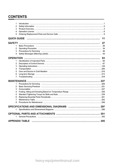 Gehl Z80 Compact Excavator Operator Manual 50940211A PDF Download