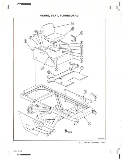 Case W121 Roller Gasoline Eng Parts Manual H15735