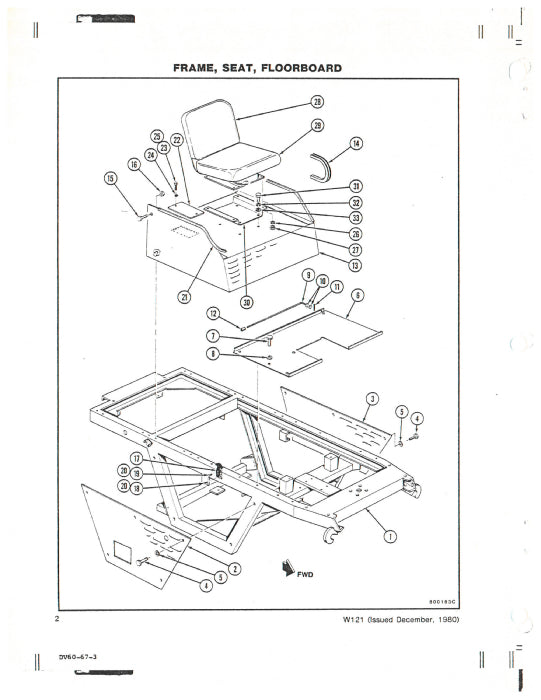 Case W121 Roller Gasoline Eng Parts Manual H15735