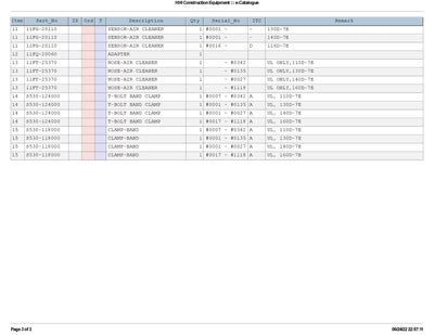 DOWNLOAD HYUNDAI 110/130/140/160D-7E FORKLIFT DIESEL PARTS MANUAL