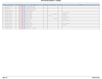 DOWNLOAD HYUNDAI 110/130/160D-7A FORKLIFT DIESEL PARTS MANUAL