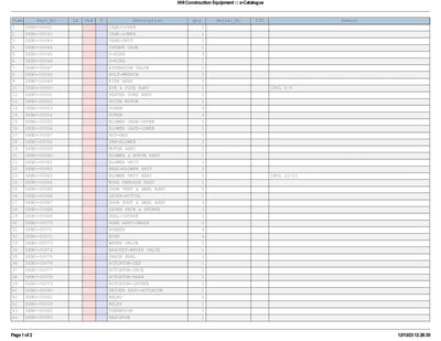 DOWNLOAD HYUNDAI 110/130/160D-7A FORKLIFT DIESEL PARTS MANUAL