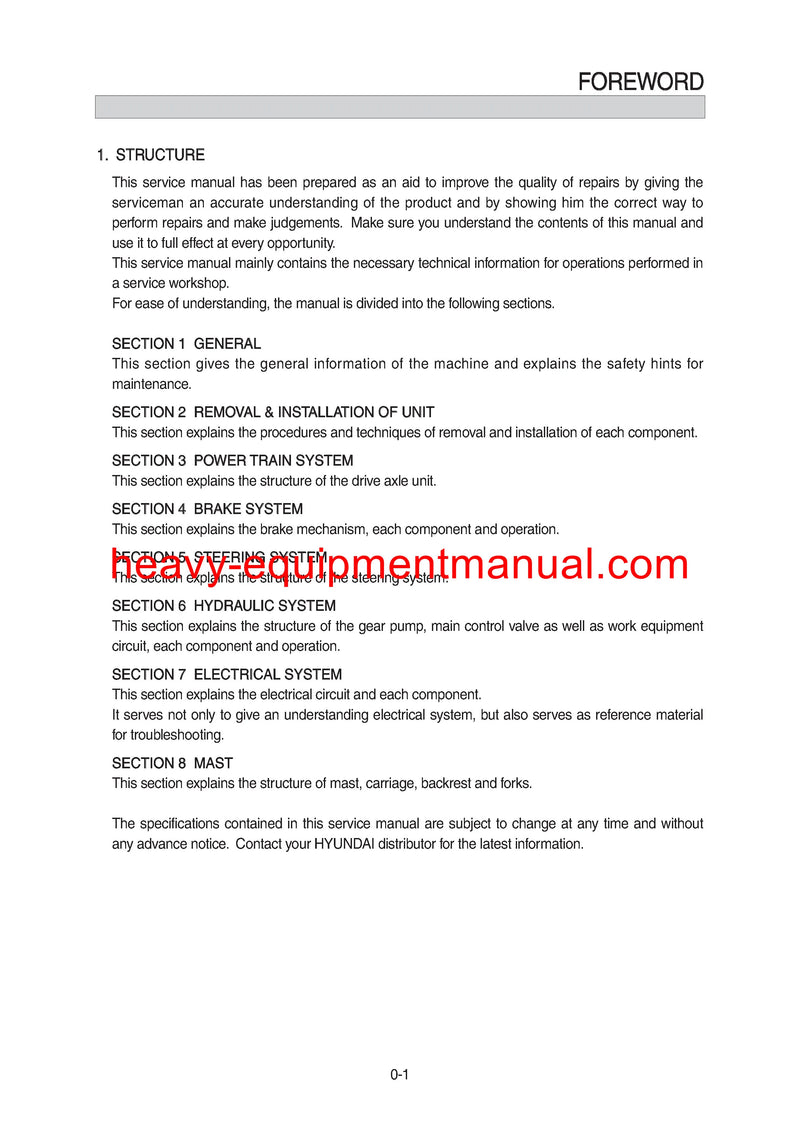 DOWNLOAD Hyundai R1250-9 Crawler Excavator Service Repair Manual