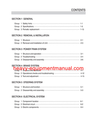 Hyundai 15P/40T-9 Forklift Workshop Service Manual