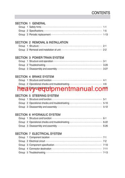 Hyundai 15/18/20D-9S Forklift Truck Workshop Manual