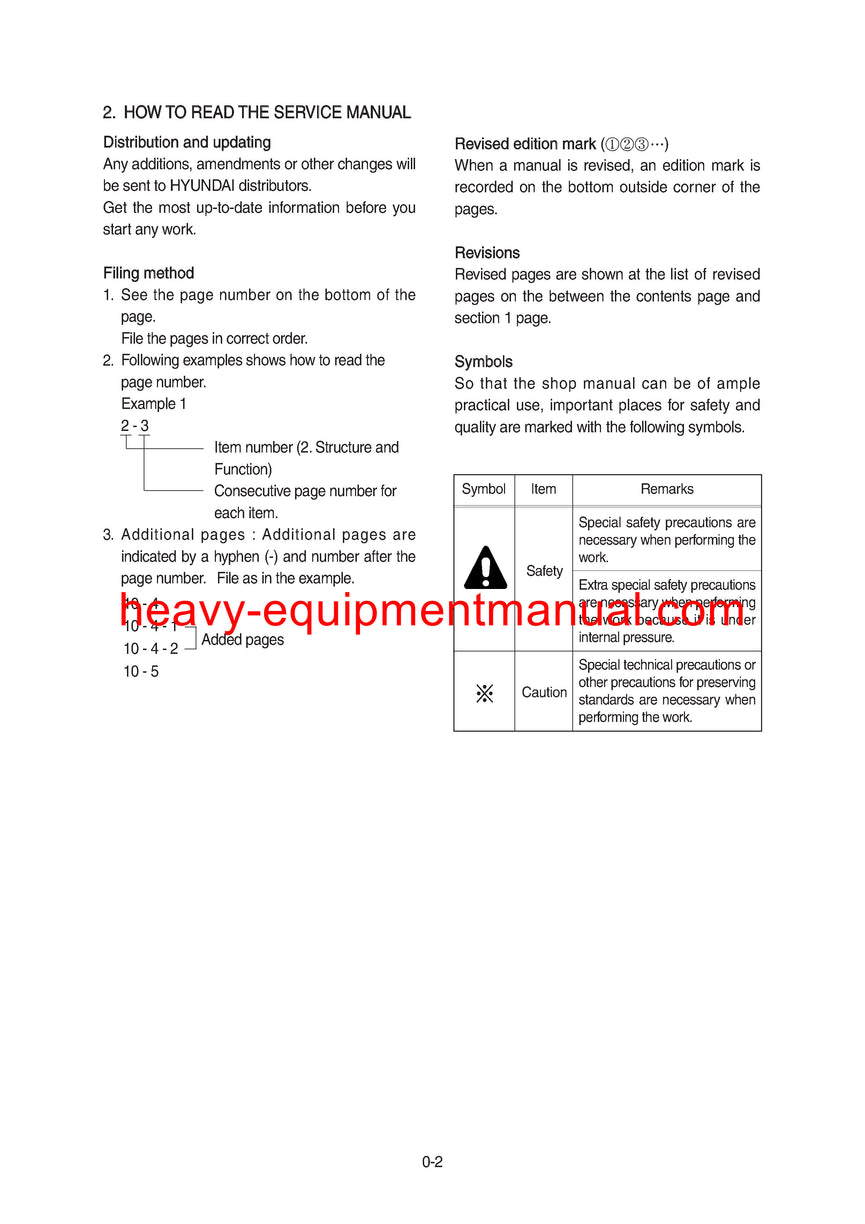 Hyundai 15/18/20/23BRP-9 Forklift Workshop Manual