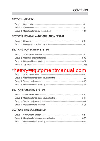 Hyundai 180D-7E Forklift Truck Service Manual