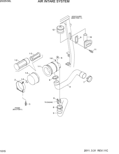 DOWNLOAD HYUNDAI 20L 25L 30L-7 FORK LIFT-LPG PARTS MANUAL
