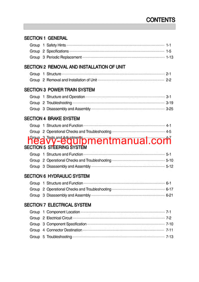 Hyundai 20/25/30/33-7 Forklift Truck Workshop Manual