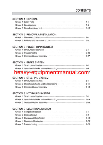 Hyundai 22/25/30/33D-9E Forklift Truck Service Manual