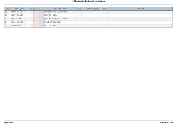 DOWNLOAD HYUNDAI 25 30 33L-7A FORK LIFT-LPG PARTS MANUAL