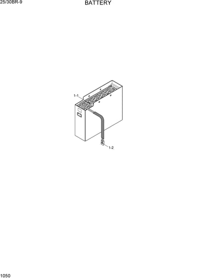 DOWNLOAD HYUNDAI 25 30BR-9 FORK LIFT-BATTERY PARTS MANUAL