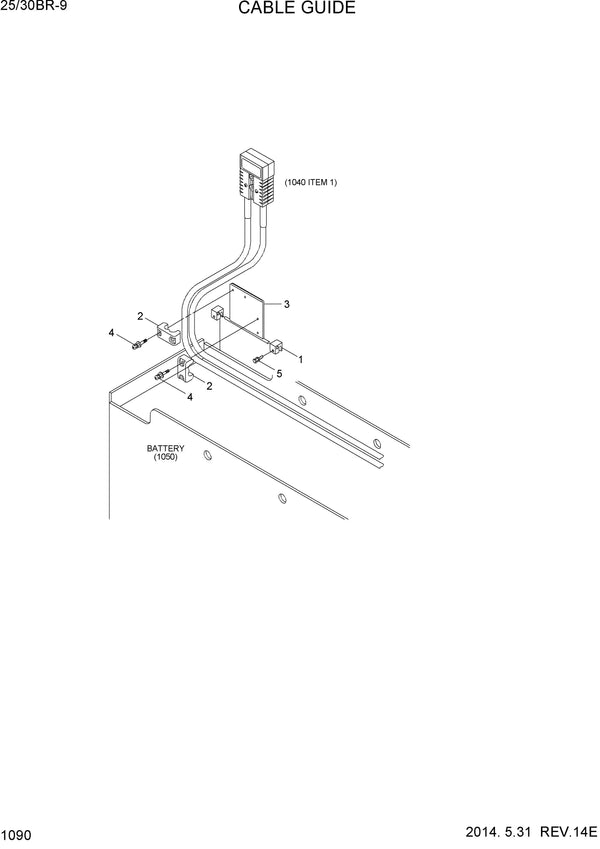 DOWNLOAD HYUNDAI 25 30BR-9 FORK LIFT-BATTERY PARTS MANUAL