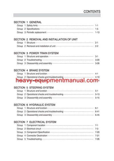 Hyundai 25/30/33L-9A,35LN-9A Forklift Truck Service Manual