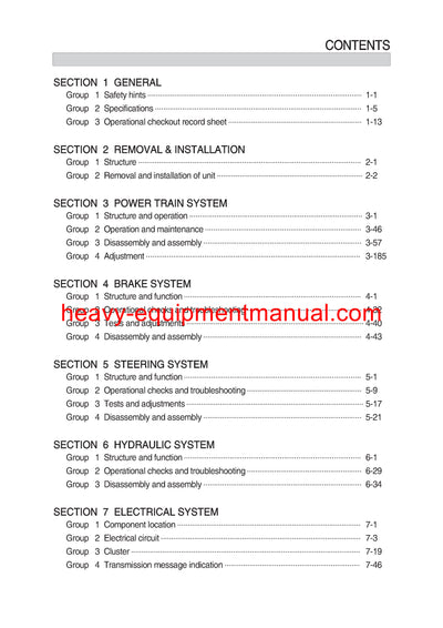 Hyundai 300D-9 Forklift Truck Workshop Service Repair Manual