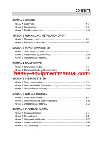 Hyundai 35 40 45D-9F,50DA-9F Forklift Truck Service Manual