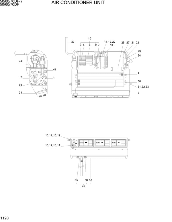 DOWNLOAD HYUNDAI 506070DF-7 FORKLIFT DIESEL PARTS MANUAL