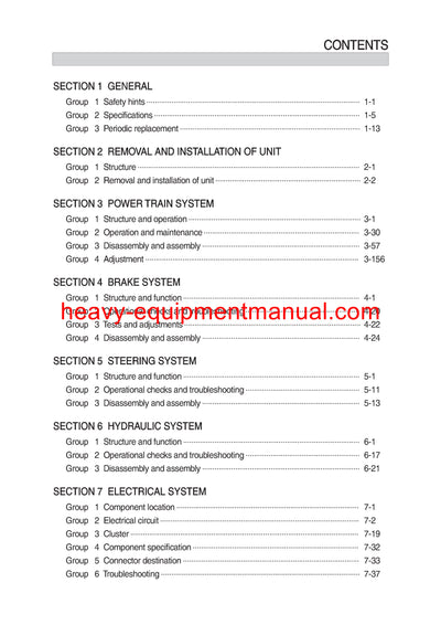 Hyundai 50 60 70D-7A Forklift Truck Service Manual