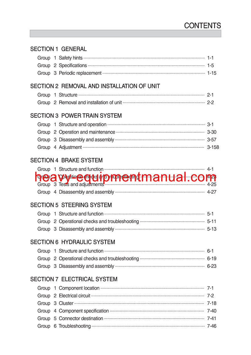 Hyundai 50 60 70D-9,80D-9 Forklift Truck Workshop Service Repair Manual