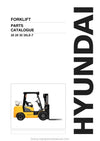 Hyundai 20 25 30 35LE-7 Forklift Parts Manual - Download PDF
