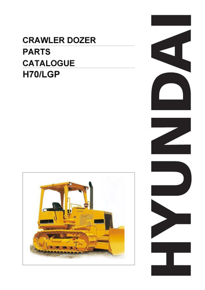 DOWNLOAD HYUNDAI H70/LGP CRAWLER DOZER PARTS MANUAL