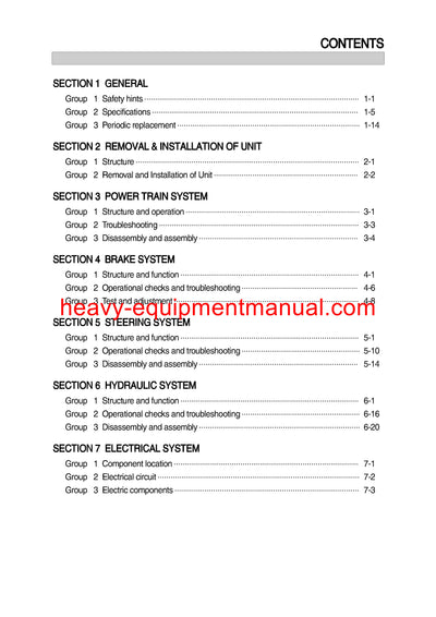 Hyundai HBF15 18T-5 Forklift Workshop Service Repair Manual