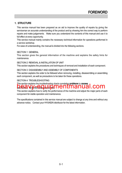 DOWNLOAD Hyundai HBF20/25/30C-7 Forklift Workshop Service Repair Manual
